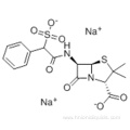 4-Thia-1-azabicyclo[3.2.0]heptane-2-carboxylicacid, 3,3-dimethyl-7-oxo-6-[(2-phenyl-2-sulfoacetyl)amino]-, sodium salt (1:2),( 57192066,2S,5R,6R)- CAS 28002-18-8